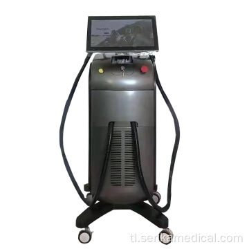 Single double handle 808nm hair removal machine.